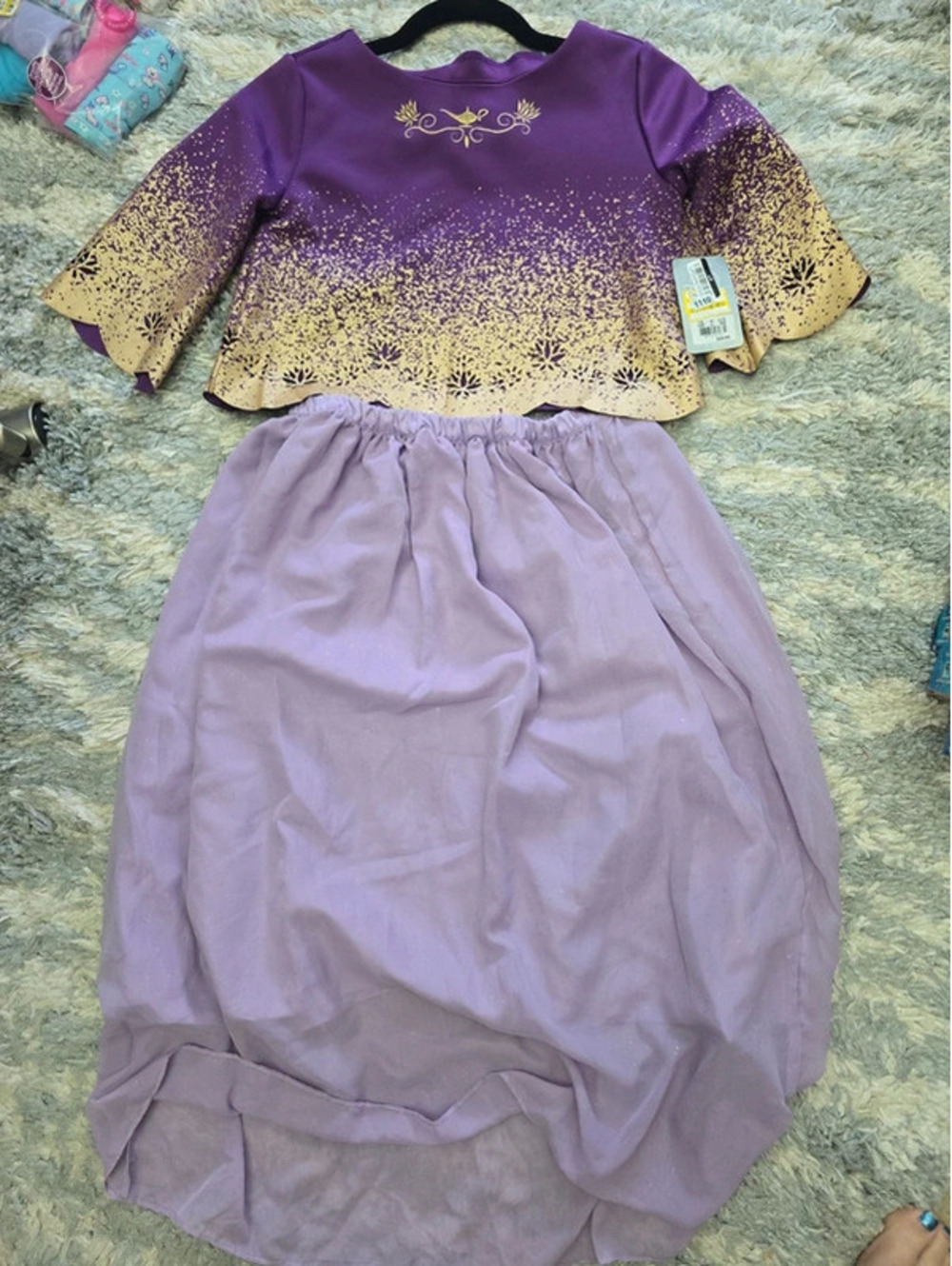 Size 13 brand new princess jasmine, dressed from the disney store. Item 1110